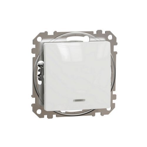 Schneider Sedna Design & Elements vypínač č.6 bílá SDD111106N