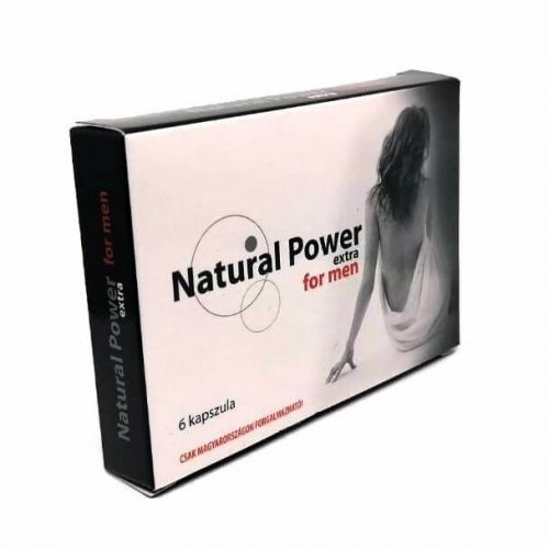 NATURAL POWER EXTRA FOR MEN - 6pcs