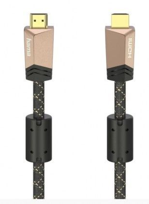 Hdmi kabel hama 205025, pozlacený, 2.0, 1,5m