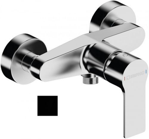 SAPHO PAX nástěnná sprchová baterie, černá mat XA11/15