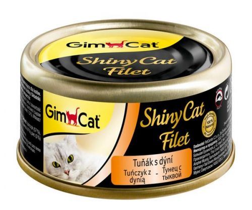 Konzerva ShinyCat filet tuňák s dýni 70g