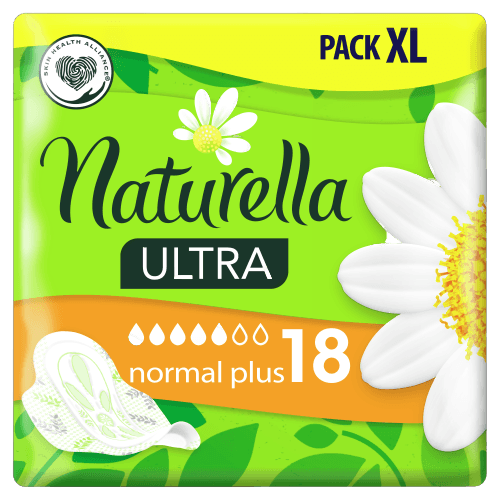 Naturella Ultra Normal Plus Hygienické Vložky S Křidélky 18ks