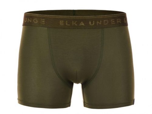 ELKA LOUNGE Boxerky z Micromodalu ELKA PREMIUM PB0054 Khaki Barva: Zelená, Velikost: XL