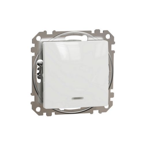 Schneider Sedna Design & Elements vypínač č.1 bílá SDD111101N