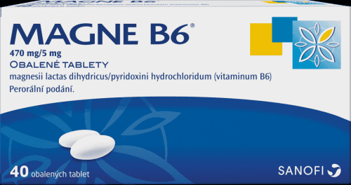 Magne B6® 470 mg/5 mg obalené tablety 40 tablet