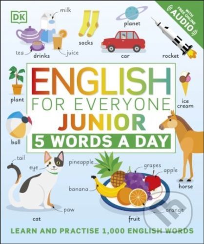 English for Everyone Junior: 5 Words a Day - Dorling Kindersley