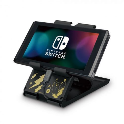HORI Pikachu PlayStand for Nintendo Switch, black gold