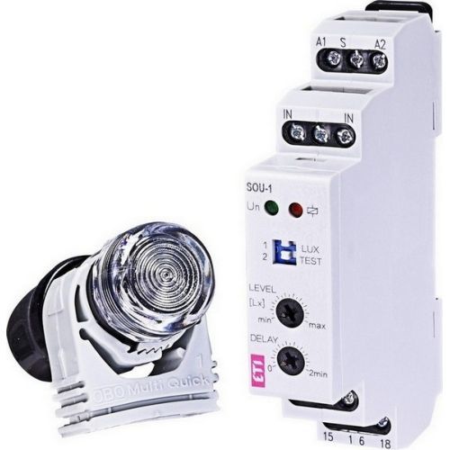 Soumrakový spínač ETI SOU-1/230V s čidlem