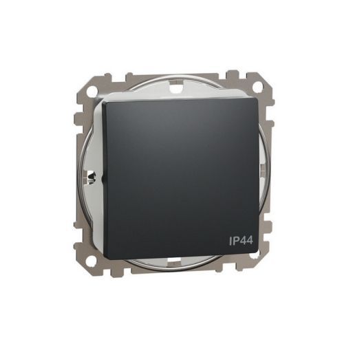 Schneider Sedna Design & Elements vypínač IP44 č.6 antracit SDD214106