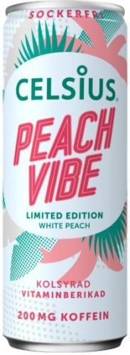 Nápoj CELSIUS Celsius 355ML Peach Vibe Energy drink