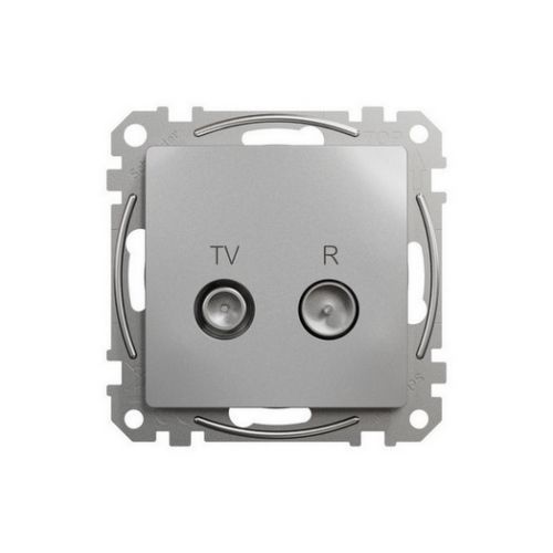 Schneider Sedna Design & Elements zásuvka TV-R koncová alu SDD113471R