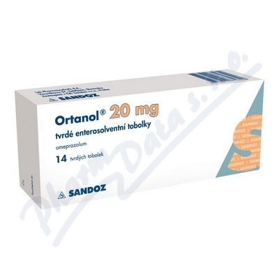 ORTANOL 20MG enterosolventní tvrdé tobolky 14