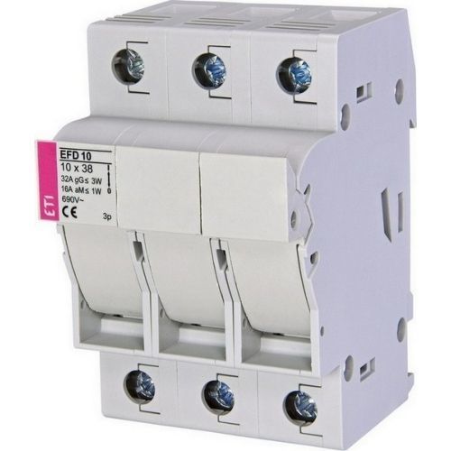 Odpínač válcových pojistek 10x38 ETI EFD 10 3P 32A