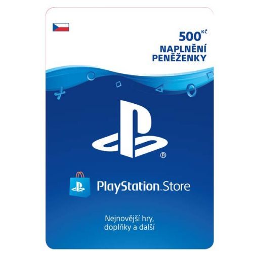 PlayStation Store 500 Kč-elektronická peněženka