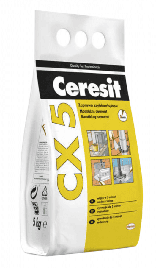 Montážní cement Ceresit CX 5 5kg CX55