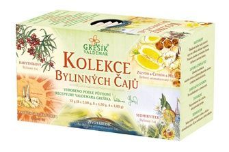 Kolekce bylinných čajů Grešík