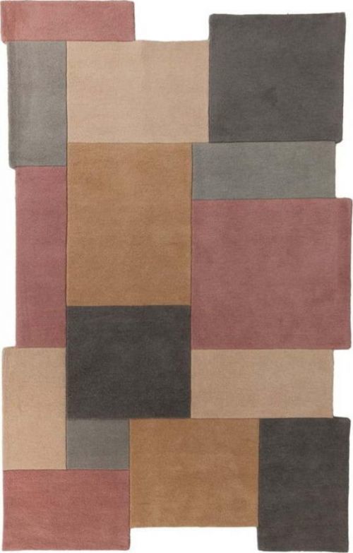 Vlněný koberec Flair Rugs Collage Earthy, 120 x 180 cm