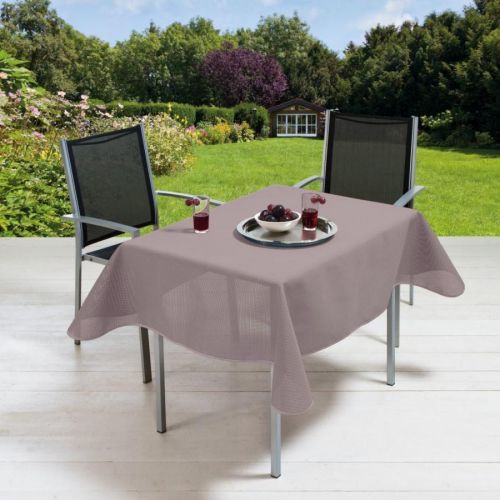 Friedola Milano ubrus na venkovní stůl šedo-fialová obdélníkový