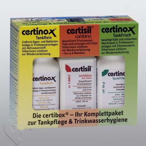 Desinfekce a konzervace vody Certiman Certibox 100 set