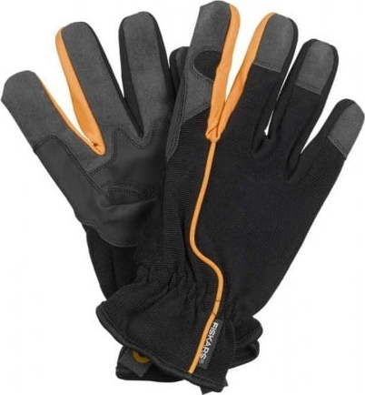 Dámské černé pracovní rukavice Fiskars, vel 8