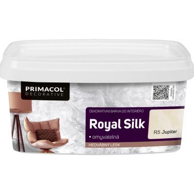 Primacol Decorative Royal Silk omyvatelná dekorativní barva s leskem, R5 Jupiter, 1 kg
