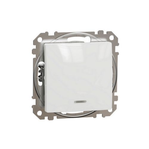 Schneider Sedna Design & Elements vypínač č.1 bílá SDD111101L