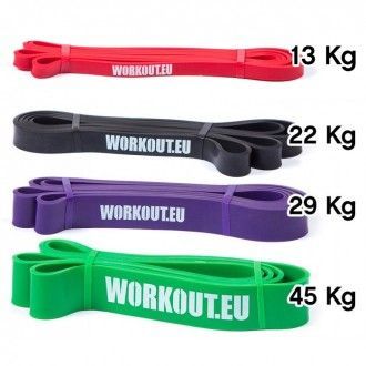 Workout Výhodný set odporových gum - MEDIUM wor21