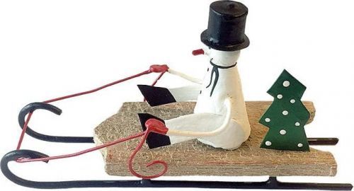 Vánoční dekorace G-Bork Snowman on Sled