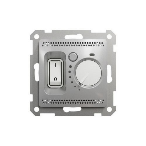 Schneider Sedna Design & Elements termostat prostorový alu SDD113506