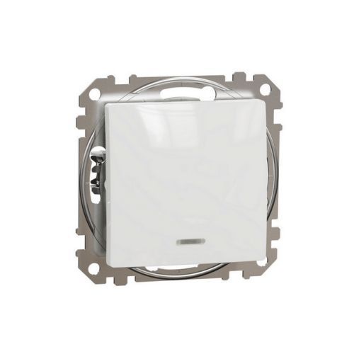 Schneider Sedna Design & Elements vypínač č.6 bílá SDD111106L