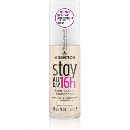 Essence Stay ALL DAY 16h voděodolný make-up odstín 05 Soft Cream 30 ml
