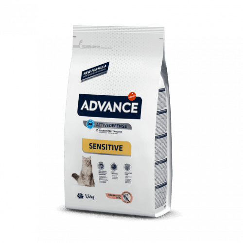 ADVANCE CAT Adult losos a rýže Sensitive 10kg