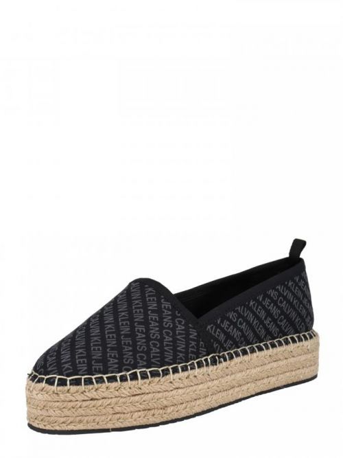 Calvin Klein Jeans Espadrilky černá