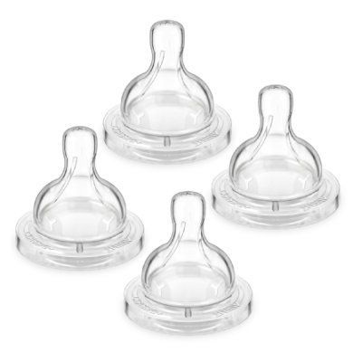 Philips Avent Anti-Colic Classic + dudlík na láhev SCF636 / 27, dudlík na kaši od 6 měsíců, 2 x 2 kusy