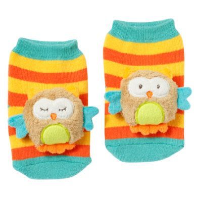 FEHN Chrastící ponožky, sova - Sleeping Forest