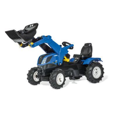 rolly®toys rollyFarmtrac New Holland s čelním nakladačem a pneumatikami rollyAir 611270