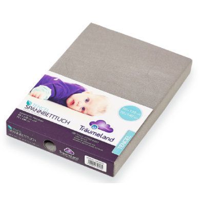 Träumeland Přizpůsobený list Tencel antracit 70 x 140 cm