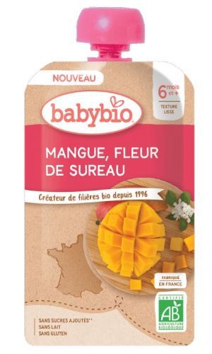 Babybio Mango bezový květ 120g