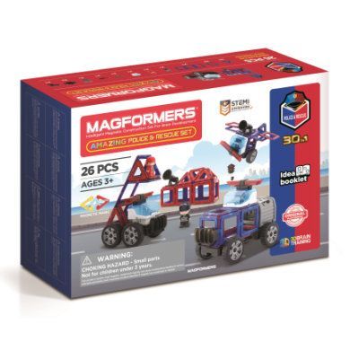 MAGFORMERS ® Amazing Police & Záchranná sada