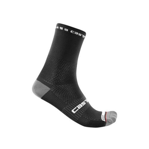 Castelli ponožky Rosso Corsa Pro 15 black L/XL