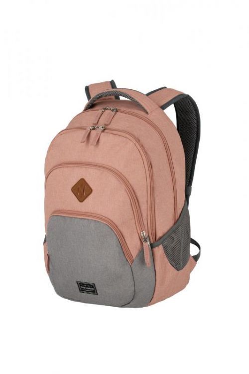 Travelite Basics Backpack Melange Rose/grey batoh