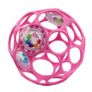 Oball ™ Rattle pink, 10 cm