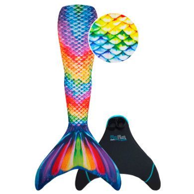 XTREM Toys and Sports - FIN FUN Mořská panna Original vel. M, Rainbow Reef