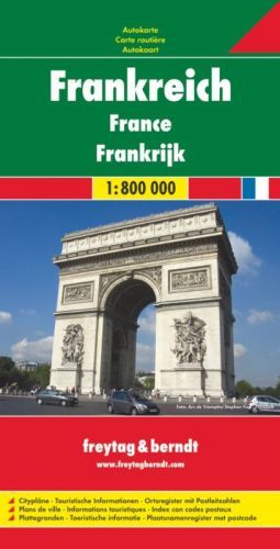 Freytag & Berndt automapa Francie 1:800000