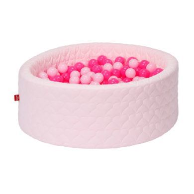 Knorr® hračka míčová koupel měkká - Útulné srdce růžové včetně 300 kuliček měkké růžové