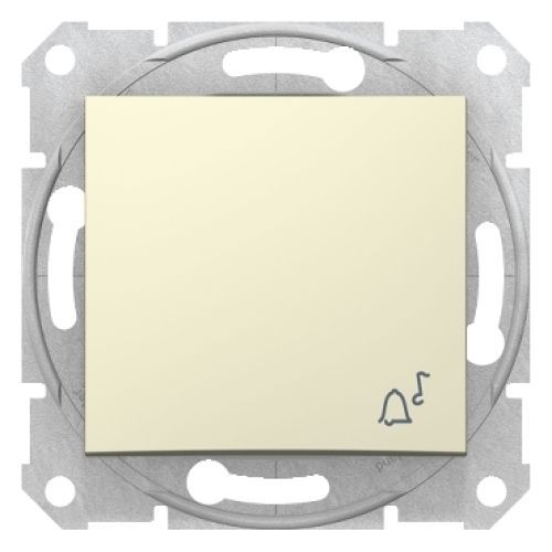 SEDNA TLACITKO R.1/0 BEIGE SDN0800147