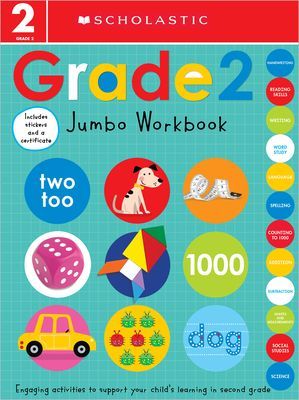 Second Grade Jumbo Workbook: Scholastic Early Learners (Jumbo Workbook) (Scholastic)(Paperback)