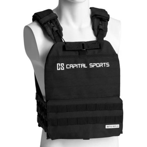 Capital Sports Battlevest 2.0 2 x 2,6 kg + 2 x 4 kg - černá