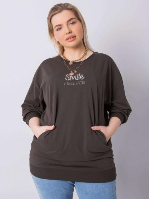 DLOUHÉ KHAKI TRIČKO SMILE RV-BZ-6388.55P-KHAKI Velikost: ONE SIZE
