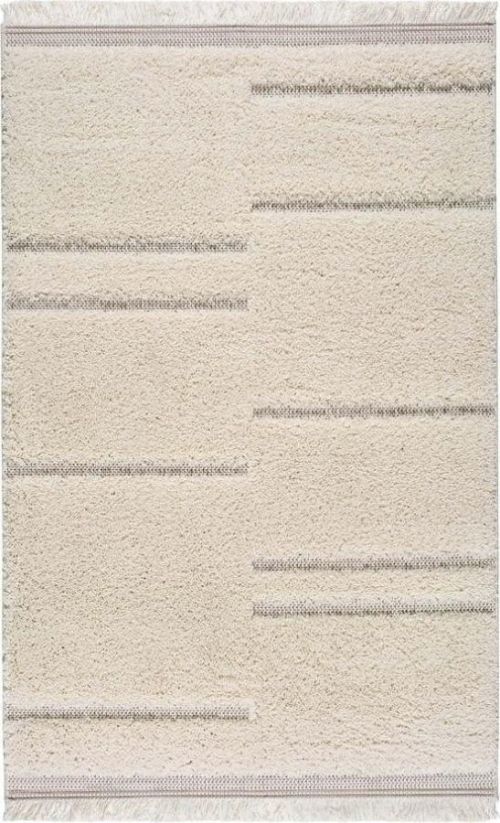 Béžový koberec Universal Kai Stripe, 75 x 155 cm